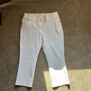 Alfani - White - 4 Petite - Dress Capris